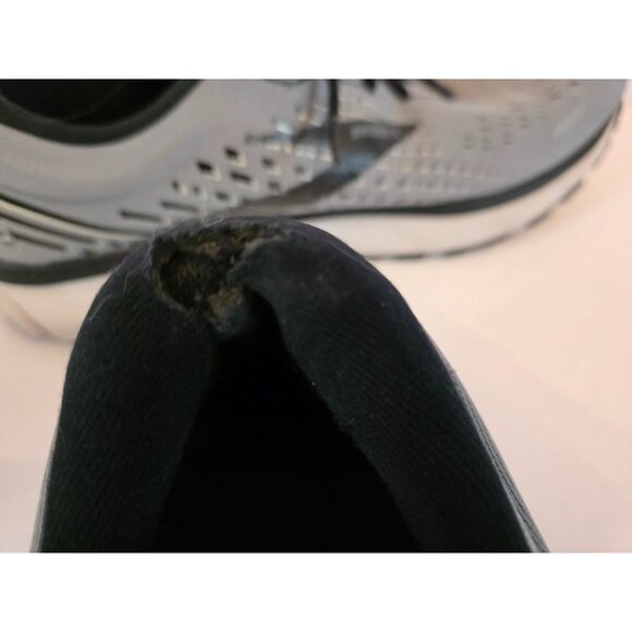 Brooks Ghost 13 Mens Running Shoes Wide 2E Size 13 Gray & Black - Picture 6 of 7